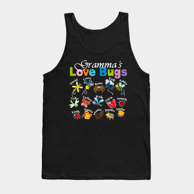 Gramma's Love Bugs Tank Top by ROMANSAVINRST